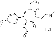 structure of CAS# 33286-22-5, Dilthiazem hydrochloride