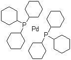 structure of CAS# 33309-88-5, 双(三环己基膦)钯