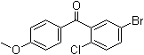 CAS 登录号：333361-49-2, (5-溴-2-氯苯基)(4-甲氧基苯基)-甲酮
