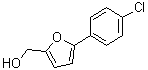 structure of CAS# 33342-29-9, 5-(4-氯苯基)糠醇