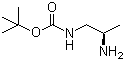 tert-Butyl ((R)-2-aminopropyl)carbamate molecular structure (CAS 333743-54-7)