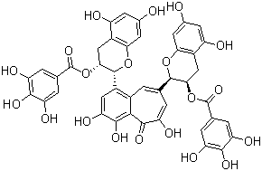 structure of CAS# 33377-72-9, Theaflavine-3,3'-digallate