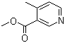 structure of CAS# 33402-75-4, Methyl 4-methylnicotinate