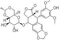 structure of CAS# 33419-42-0, 依托泊苷