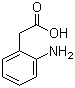structure of CAS# 3342-78-7, 2-Aminophenylacetic acid