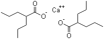 Calcium  valproate molecular structure (CAS 33433-82-8)