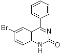 structure of CAS# 33443-53-7, 6-溴-4-苯基-2(1H)-喹唑啉酮