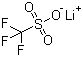 structure of CAS# 33454-82-9, Lithium trifluoromethanesulfonate