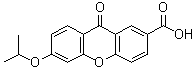 structure of CAS# 33458-93-4, 6-异丙氧基-9-氧代氧杂蒽-2-羧酸