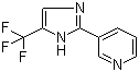 3-(4-Trifluoromethyl-1H-imidazol-2-yl)pyridine molecular structure (CAS 33468-84-7)