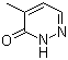 structure of CAS# 33471-40-8, 4-甲基-3(2H)-哒嗪酮