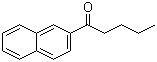 structure of CAS# 33489-63-3, 1-(2-萘基)-1-戊酮