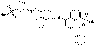 structure of CAS# 3351-05-1, Acid Blue 113