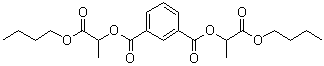 CAS 登录号：3353-37-5, 1,3-苯二甲酸二(2-丁氧基-1-甲基-2-氧代乙基)酯