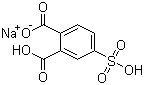CAS 登录号：33562-89-9, 4-磺酸基-1,2-苯二甲酸单钠盐