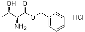 structure of CAS# 33645-24-8, L-Threonine benzyl ester hydrochloride