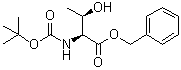 structure of CAS# 33662-26-9, N-叔丁氧羰基-L-苏氨酸苄酯