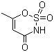 structure of CAS# 33665-90-6, Acesulfame