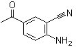 structure of CAS# 33720-71-7, 5-Acetyl-2-aminobenzonitrile