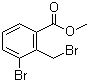 structure of CAS# 337536-14-8, 3-溴-2-溴甲基苯甲酸甲酯