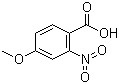 structure of CAS# 33844-21-2, 4-Methoxy-2-nitrobenzoic acid