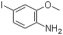 structure of CAS# 338454-80-1, 4-Iodo-2-methoxyaniline