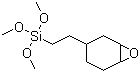structure of CAS# 3388-04-3, 2-(3,4-Epoxycyclohexyl)ethyl]trimethoxysilane