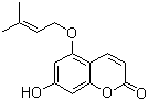 CAS # 33899-44-4, 7-Hydroxy-5-prenyloxycoumarin, 7-Hydroxy-5-[(3-methyl-2-buten-1-yl)oxy]-2H-1-benzopyran-2-one