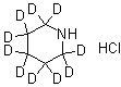 CAS # 339080-76-1, Piperidine-2,2,3,3,4,4,5,5,6,6-d<sub>10</sub> hydrochloride