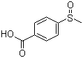 structure of CAS# 33963-58-5, 4-甲亚砜基苯甲酸