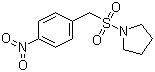 structure of CAS# 340041-91-0, N-[(4-硝基苯基)-甲基磺酰基]吡咯烷