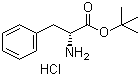 structure of CAS# 3403-25-6, D-苯丙氨酸叔丁酯盐酸盐