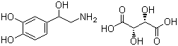 structure of CAS# 3414-63-9, Norepinephrine tartrate