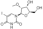 structure of CAS# 34218-84-3, 5-碘-2'-O-甲基尿苷