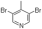 structure of CAS# 3430-23-7, 3,5-二溴-4-甲基吡啶