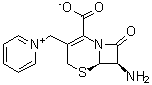 CAS 登录号：3432-88-0, (6R-反式)-1-[(7-氨基-2-羧基-8-氧代-5-硫杂-1-氮杂双环[4.2.0]辛-2-烯-3-基)甲基]吡啶鎓内盐