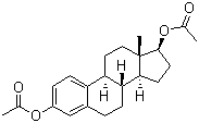 CAS # 3434-88-6, Estradiol diacetate, Estra-1,3,5(10)-triene-3,17b-diol diacetate