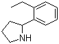 structure of CAS# 343771-26-6, 2-(2-乙基苯基)吡咯烷
