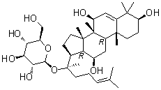 CAS # 343780-68-7, Ginsenoside Rh7, (3beta,7beta,12beta)-3,7,12-Trihydroxydammara-5,24-dien-20-yl beta-D-glucopyranoside