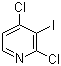 2,4-Dichloro-3-iodopyridine molecular structure (CAS 343781-36-2)