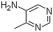 CAS # 3438-61-7, 5-Amino-4-methylpyrimidine, 4-Methylpyrimidin-5-amine