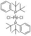 structure of CAS# 34409-44-4, 反式-双(二叔丁基苯基膦)二氯化钯(II)