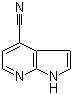 structure of CAS# 344327-11-3, 4-Cyano-7-azaindole