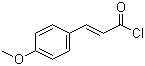 structure of CAS# 34446-64-5, 4-Methoxycinnamoyl chloride