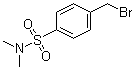 structure of CAS# 3446-91-1, 4-溴甲基-N,N-二甲基苯磺酰胺