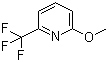 structure of CAS# 34486-18-5, 2-Methoxy-6-(trifluoromethyl)pyridine