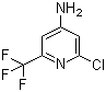 structure of CAS# 34486-22-1, 4-Amino-2-chloro-6-trifluoromethylpyridine