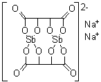 structure of CAS# 34521-09-0, Sodium antimony tartrate