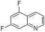 structure of CAS# 34522-72-0, 5,7-二氟喹啉