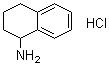structure of CAS# 3459-02-7, 1,2,3,4-四氢-1-萘胺盐酸盐
